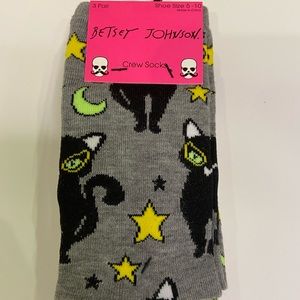 Betsy Johnson Halloween socks set of 3